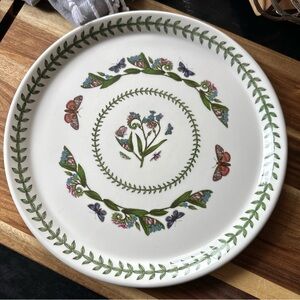 Portmeirion Botanic Garden Floral and Butterfly Buffet Plate Serving Platter